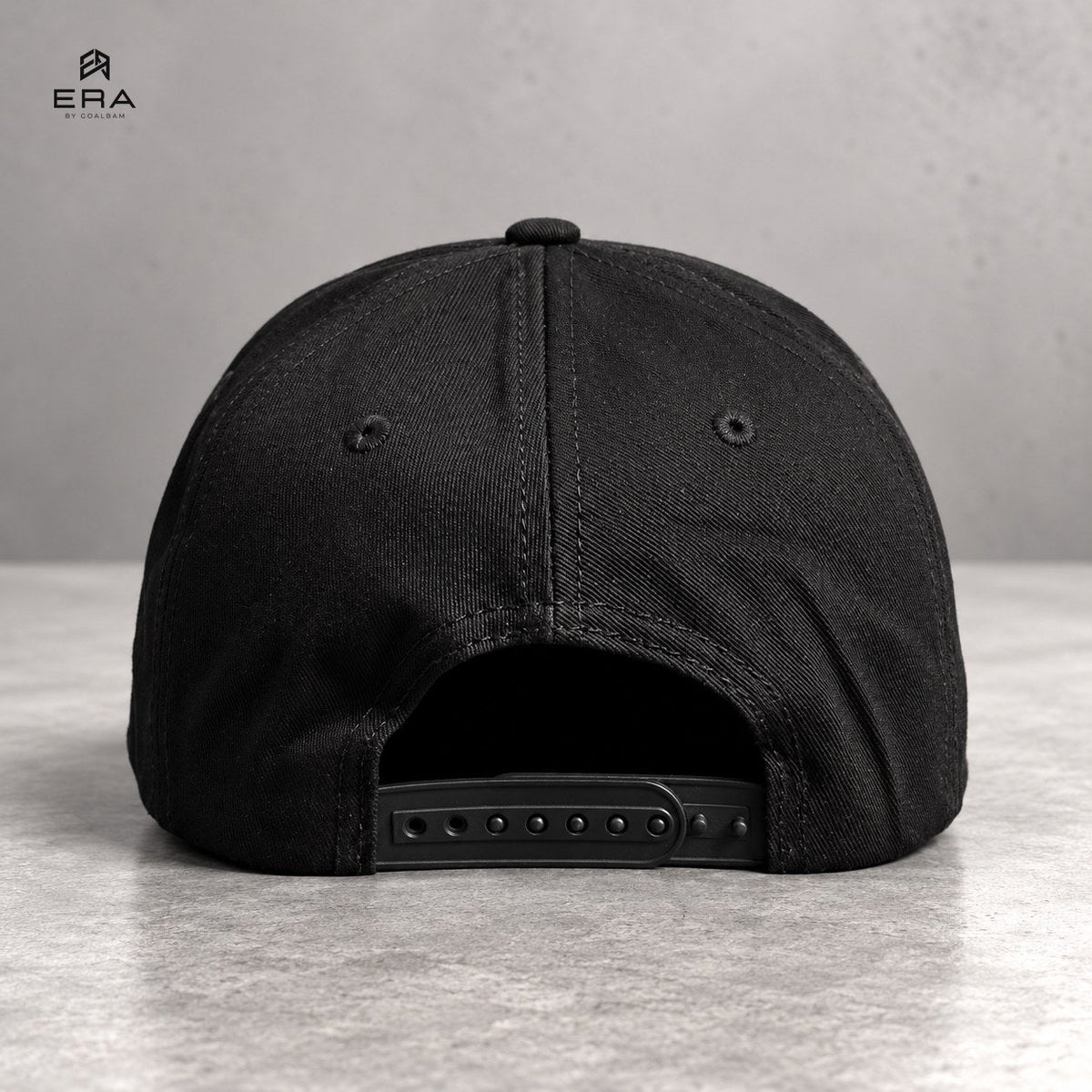 Casquette ERA LA Noir Total – vue de dos