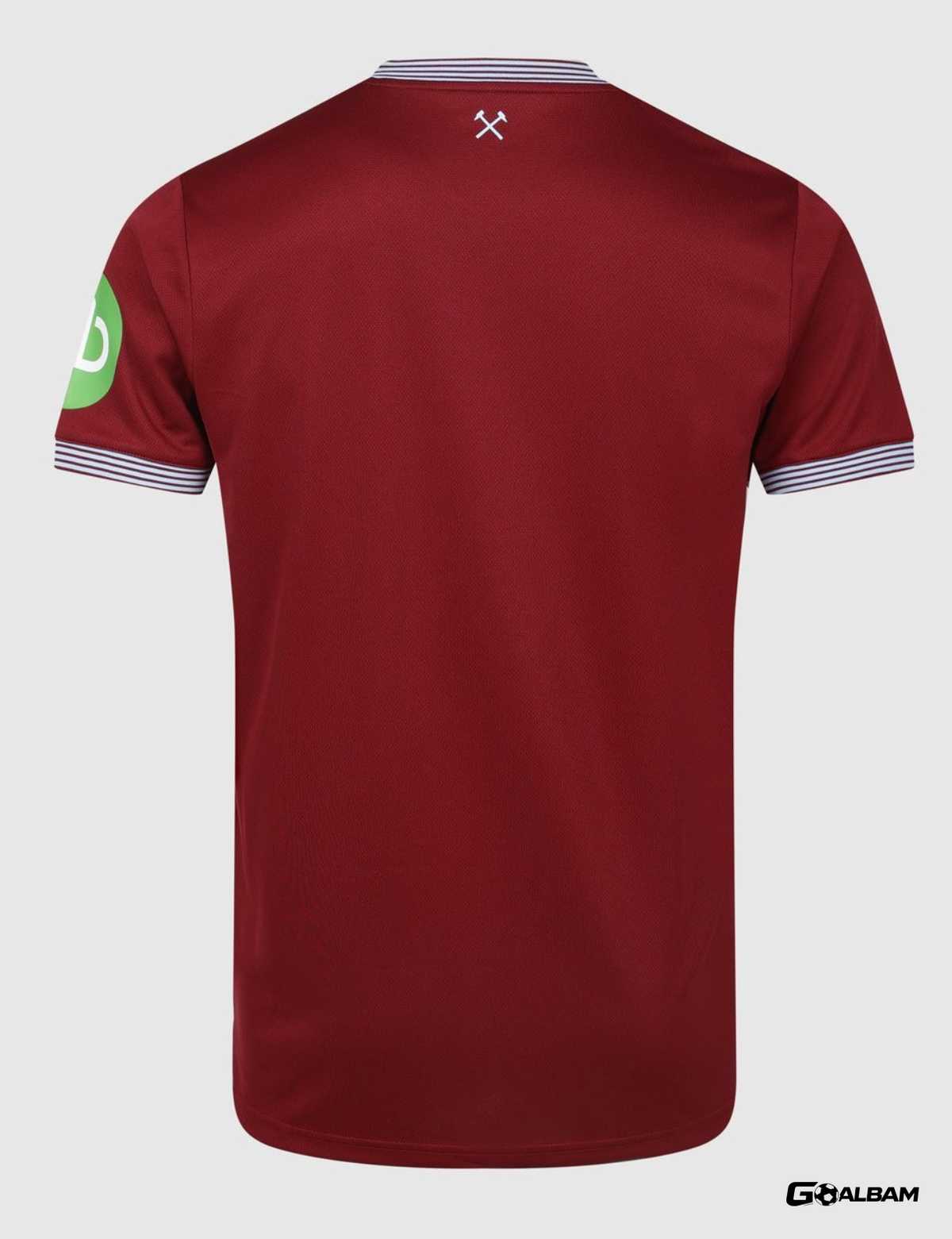 West Ham Domicile 25/26 - vue de dos