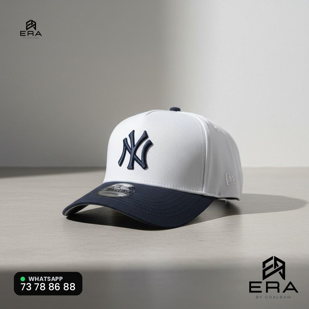 Casquette NY — ERA by GOALBAM - Blanc / Marine
