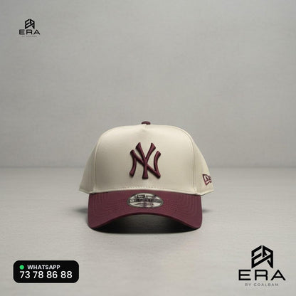 Casquette NY — ERA by GOALBAM - Crème / Bordeaux