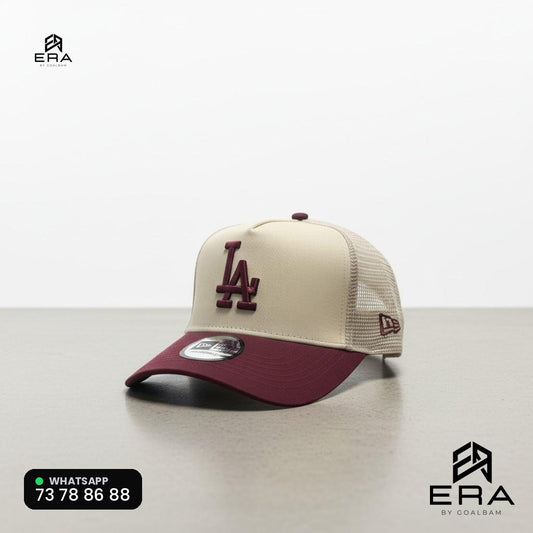 Casquette Dodgers Trucker — ERA by GOALBAM - Crème / Bordeaux