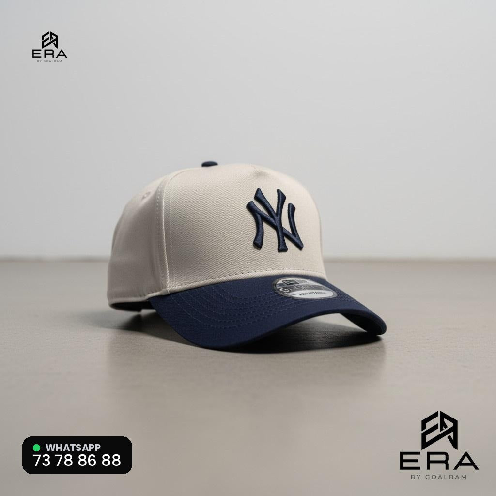 Casquette NY — ERA by GOALBAM - Crème / Marine