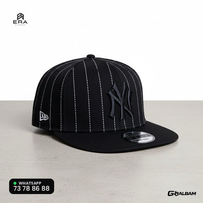 Casquette NY Rayures — ERA by GOALBAM - Noire