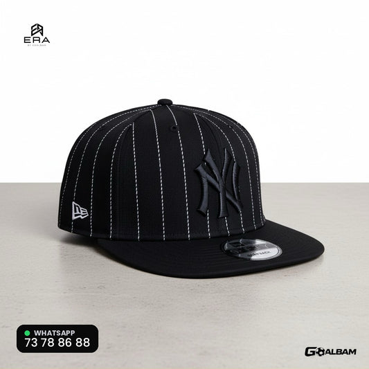 Casquette NY Rayures — ERA by GOALBAM - Noire