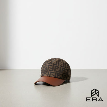 Casquette Monogramme Cuir Camel — ERA by GOALBAM