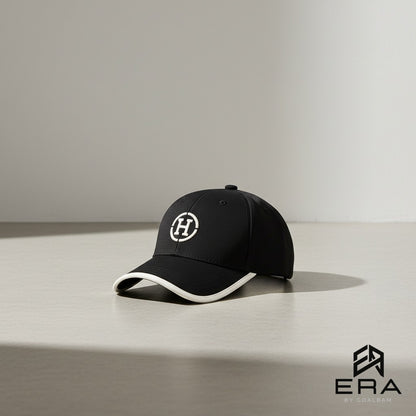 Casquette Emblème Piqué Noire — ERA by GOALBAM