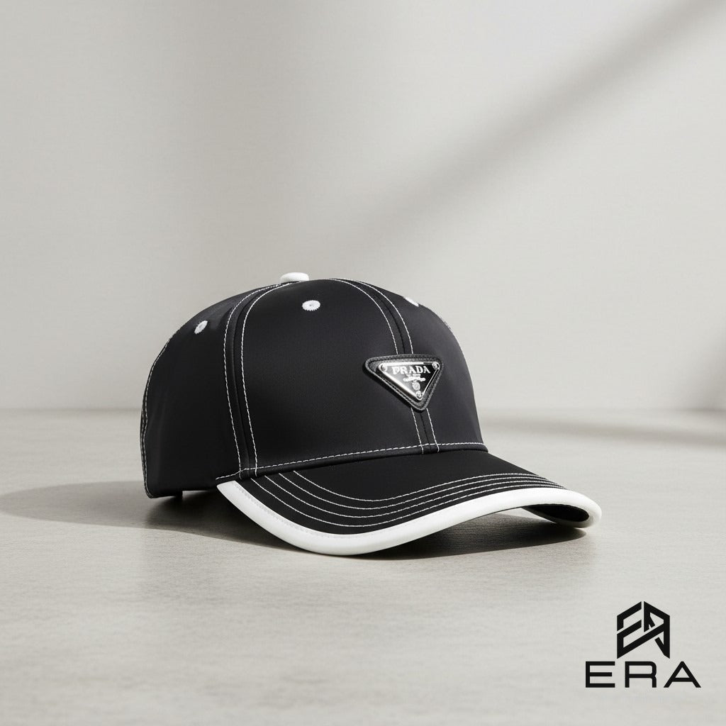 Casquette Piqûres Contrastées Noire — ERA by GOALBAM