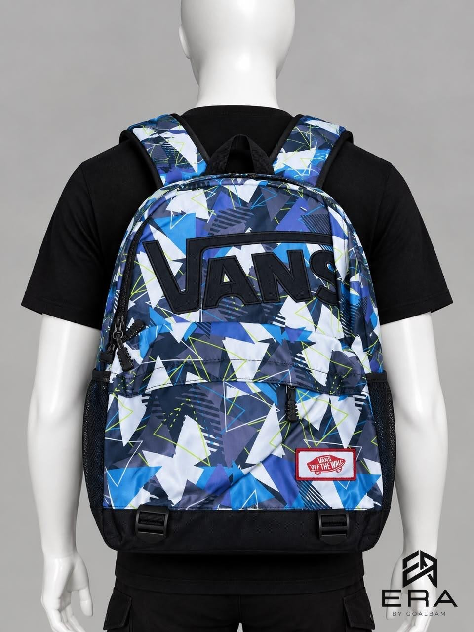 Sac à Dos Motif Urbain - Géométrique Bleu