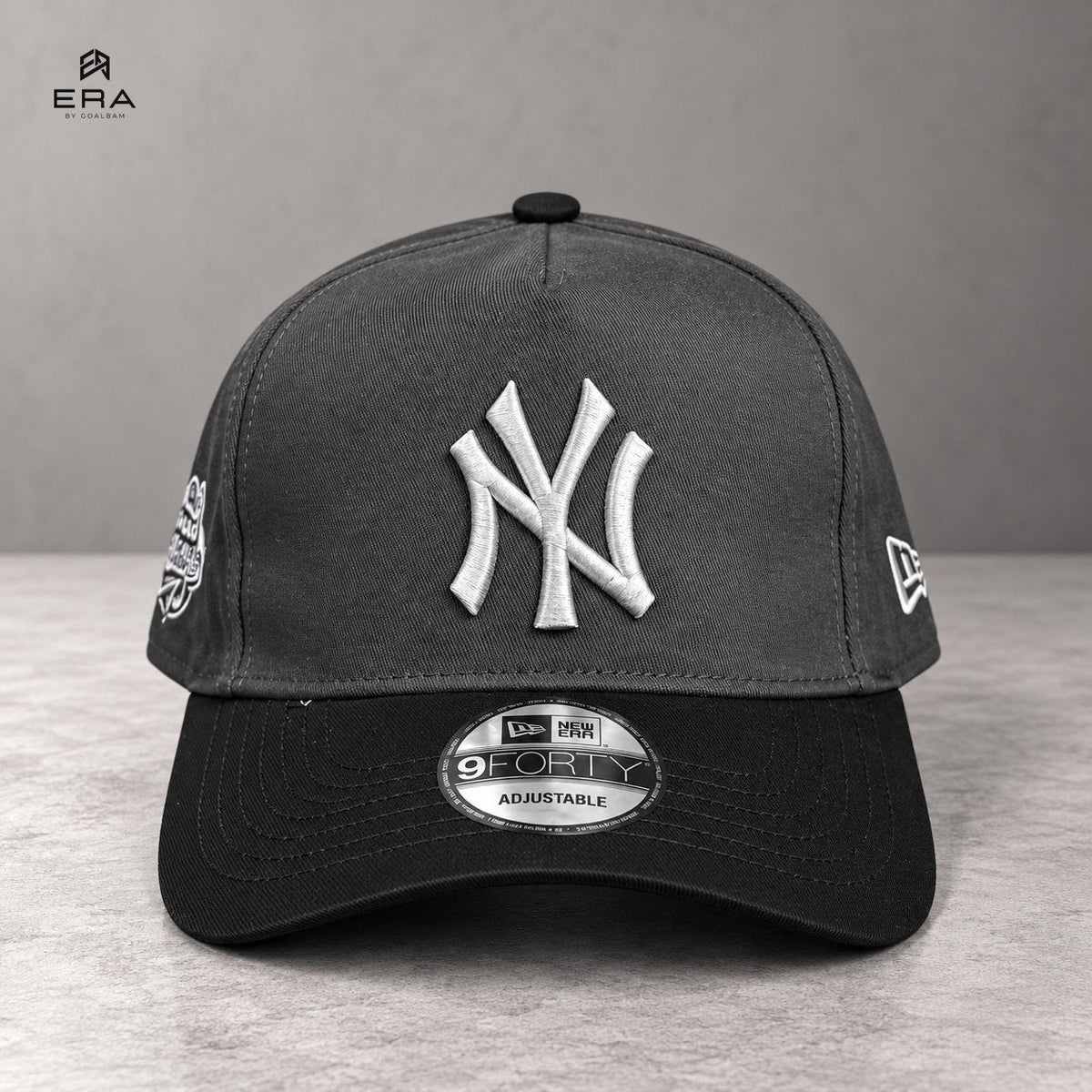 Casquette ERA NY Anthracite – vue de face