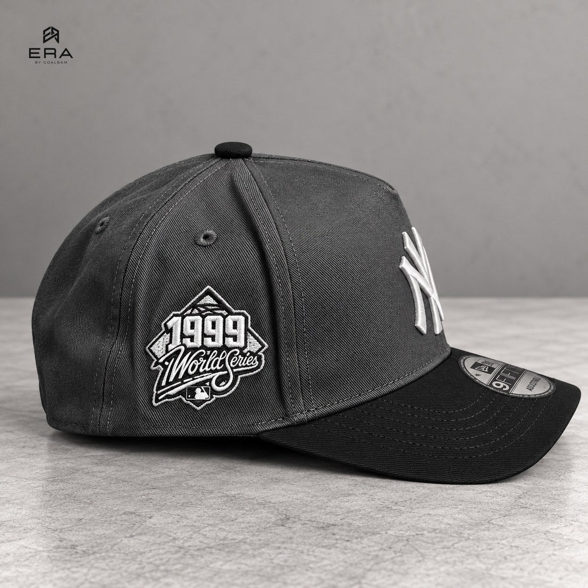Casquette ERA NY Anthracite – vue de profil