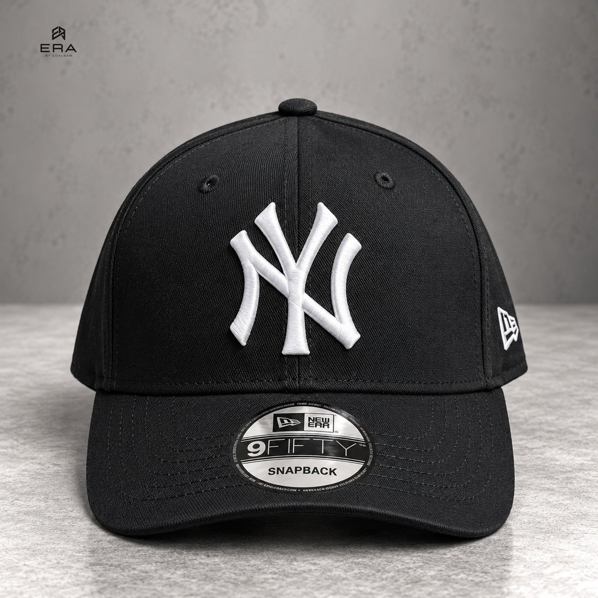Casquette ERA NY Noir & Blanc – vue de face