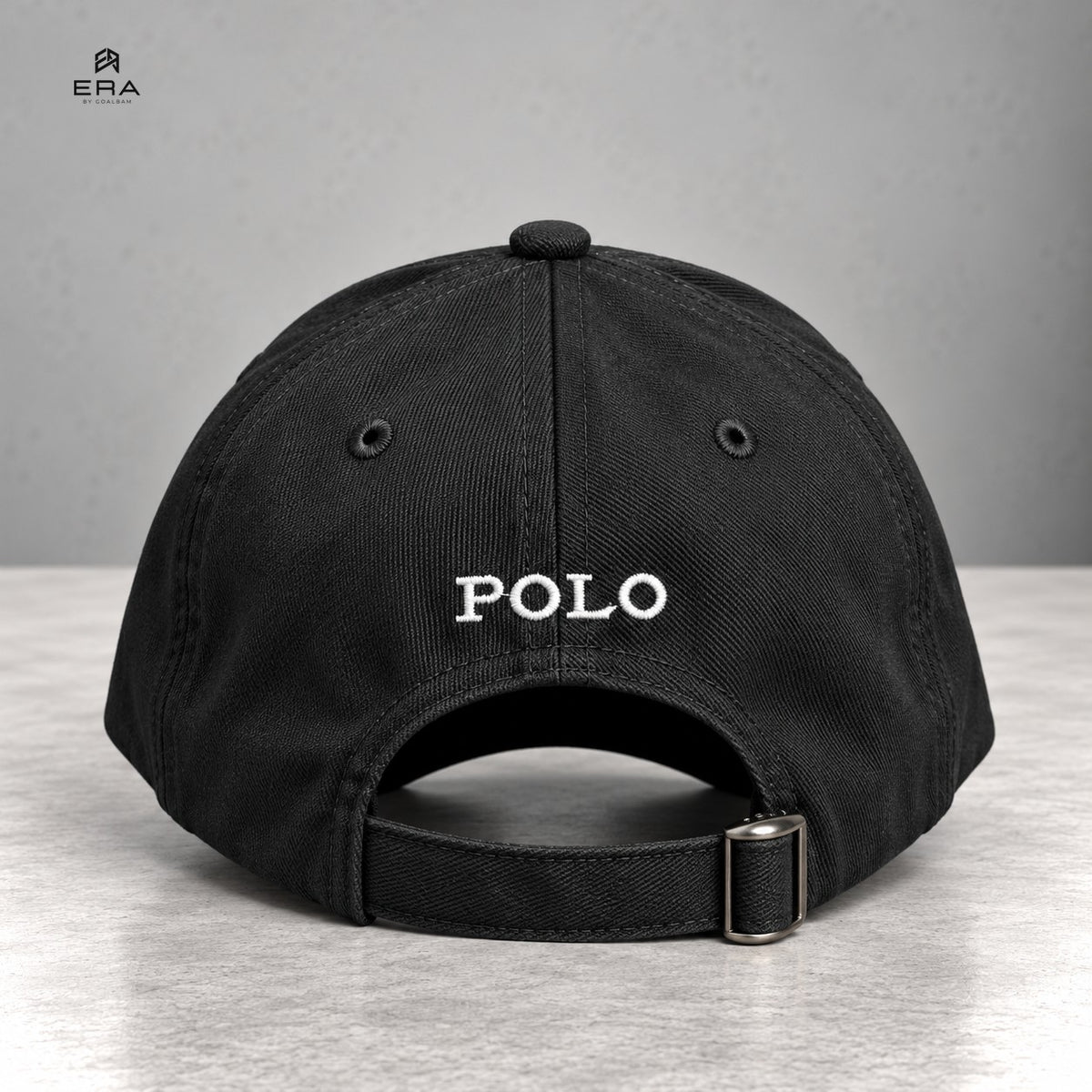 Casquette ERA Polo Noir & Blanc – vue de dos