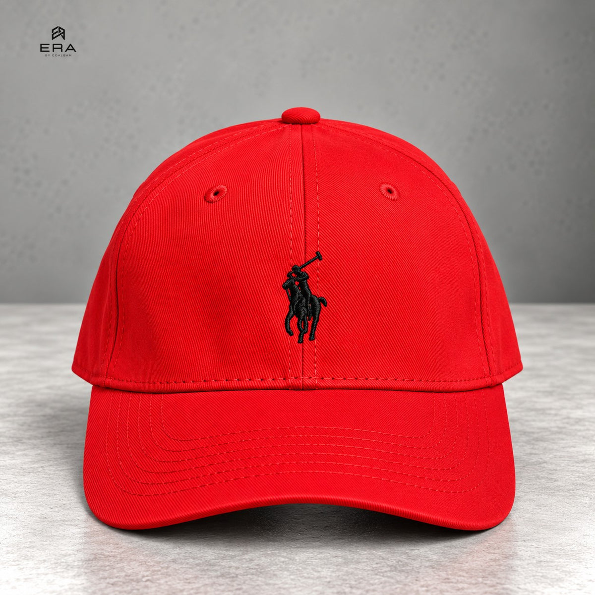 Casquette ERA Polo Rouge – vue de face